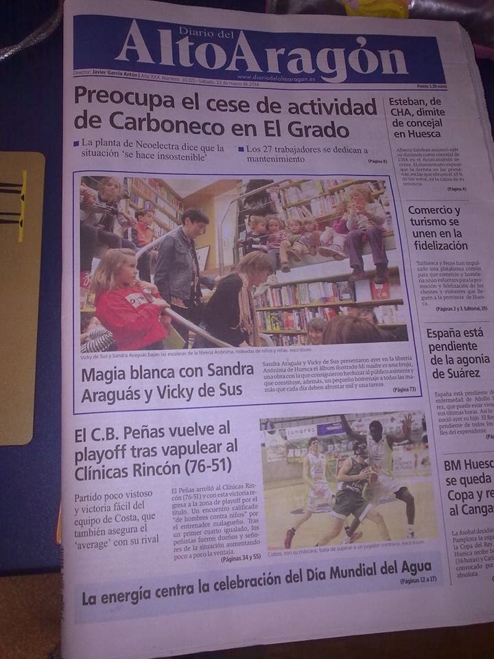 Lee más sobre el artículo Portada en el Diario del Altoaragón
