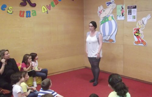 Alodia en la biblioteca Ramón J. Sénder