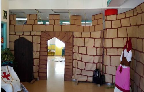 En el cole de Ballobar.