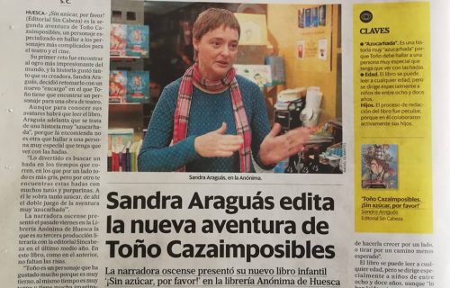 Toño Cazaimposibles. ¡Sin azúcar, por favor! en la prensa