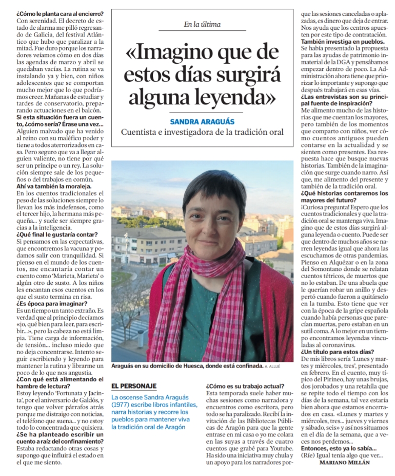 Lee más sobre el artículo Contra en el Heraldo de Aragón